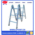 Import From China Die Casting Aluminiun Fold Up Collapsible Ladder